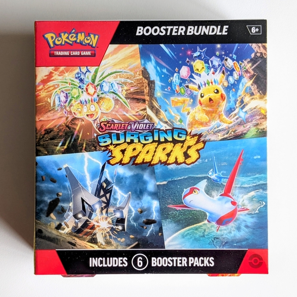 Pokemon ⚡ Surging Sparks ⚡ Booster Bundle with 6 packs - Pokemon cards Sealed